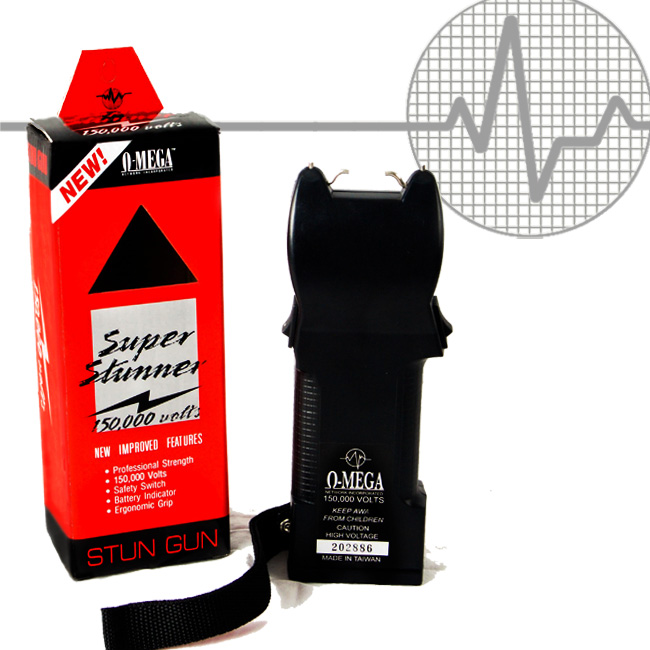 Omega Super Stunner Stun Gun - 150000 v Omega Super Stunner Stun Gun - 150000 v